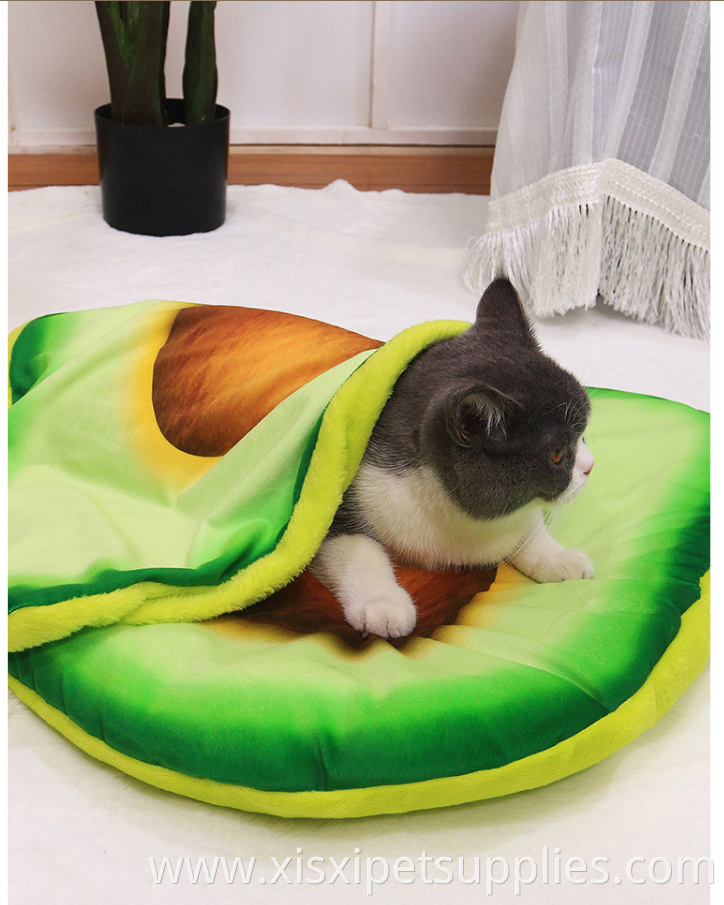 emulational pet cushion and blanket a set for dog and cat mat